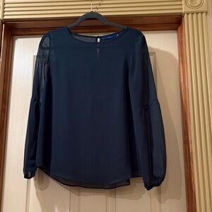 Apt. 9 Emerald Green Sheer Blouse